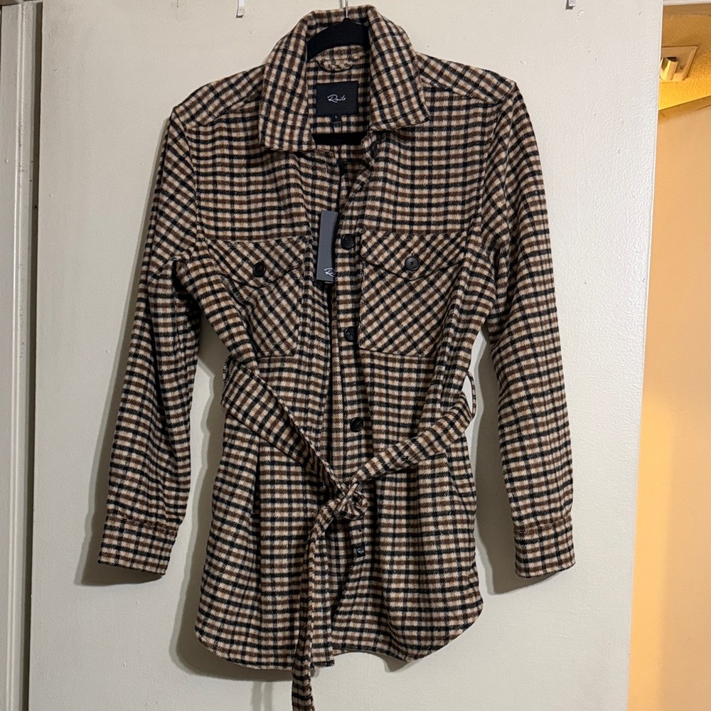 Rails plaid coat